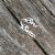 Két neves (nyitott) ezüst gyűrű